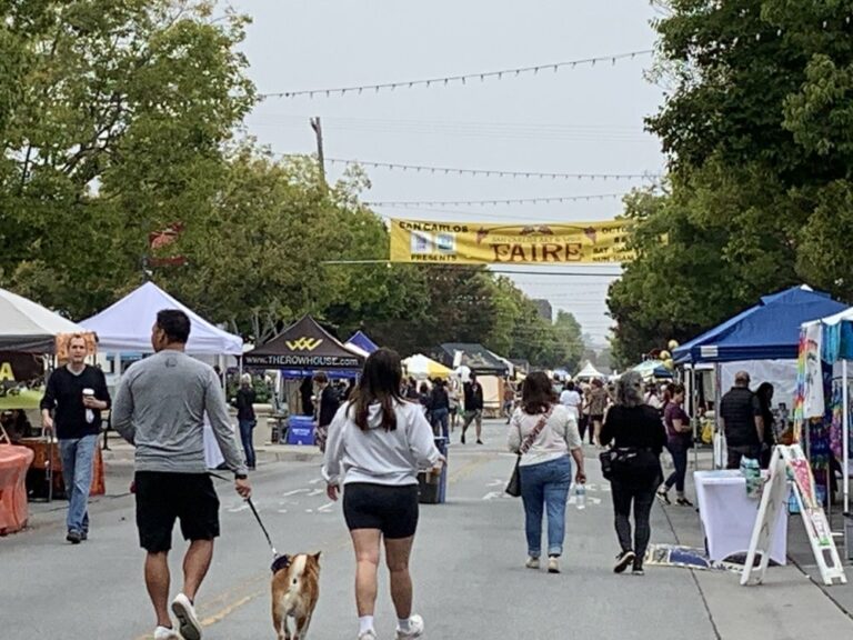 san carlos art and wine faire san carlos